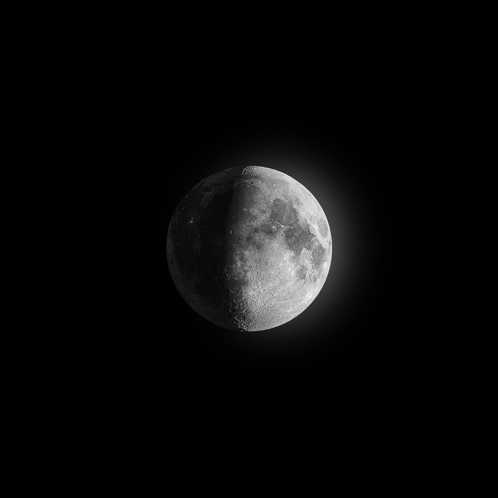 仰望星空_HDR月球